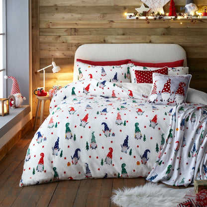 Festive Gonks Throw in Red