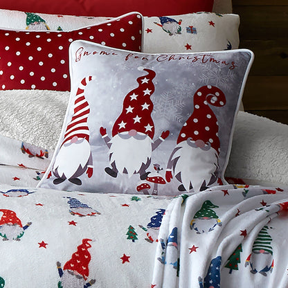 Festive Gonks Cushion in Red