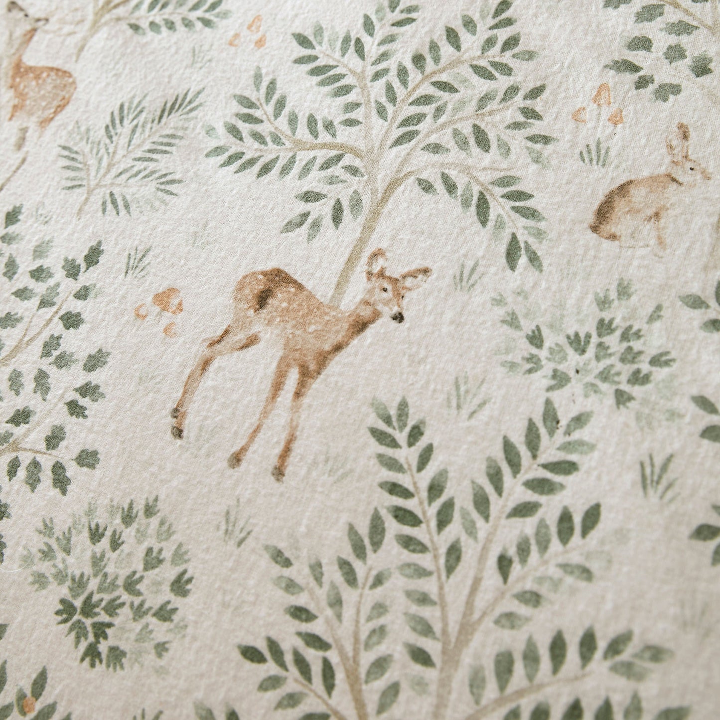Forest Animals Duvet Cover Set in Natural