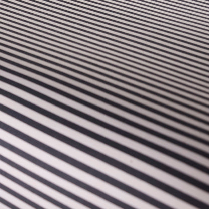 Festivo Circus Stripe 28cm Fitted Bed Sheet in Black
