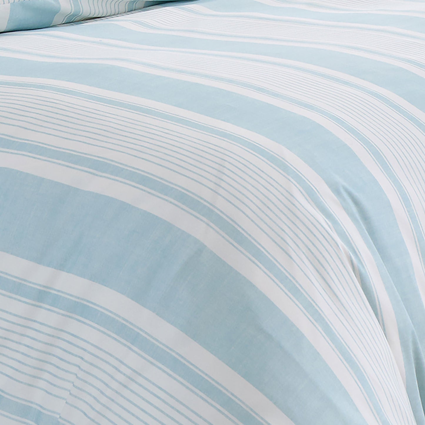 Finlay Stripe Duvet Cover Set in Blue