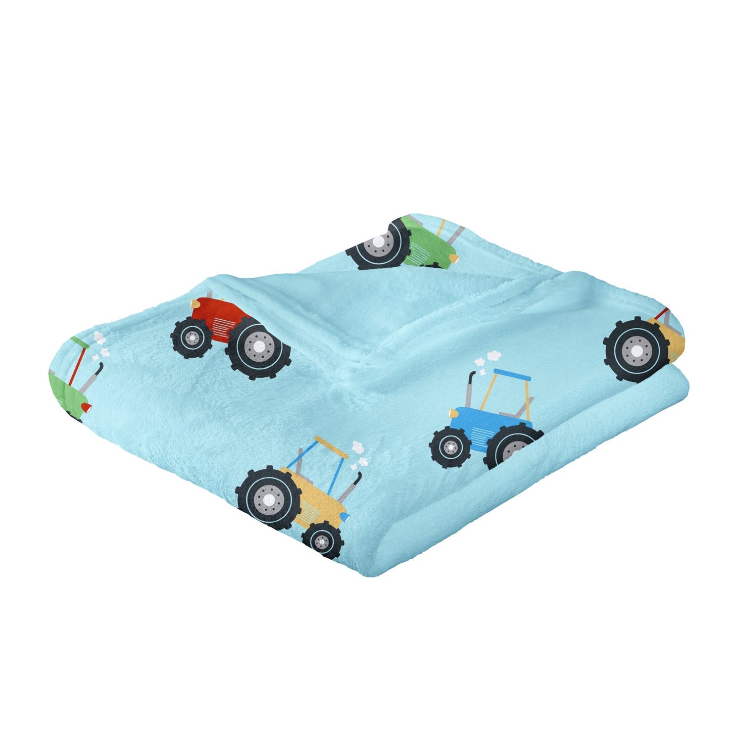 Farmyard Friends Throw in Blue
