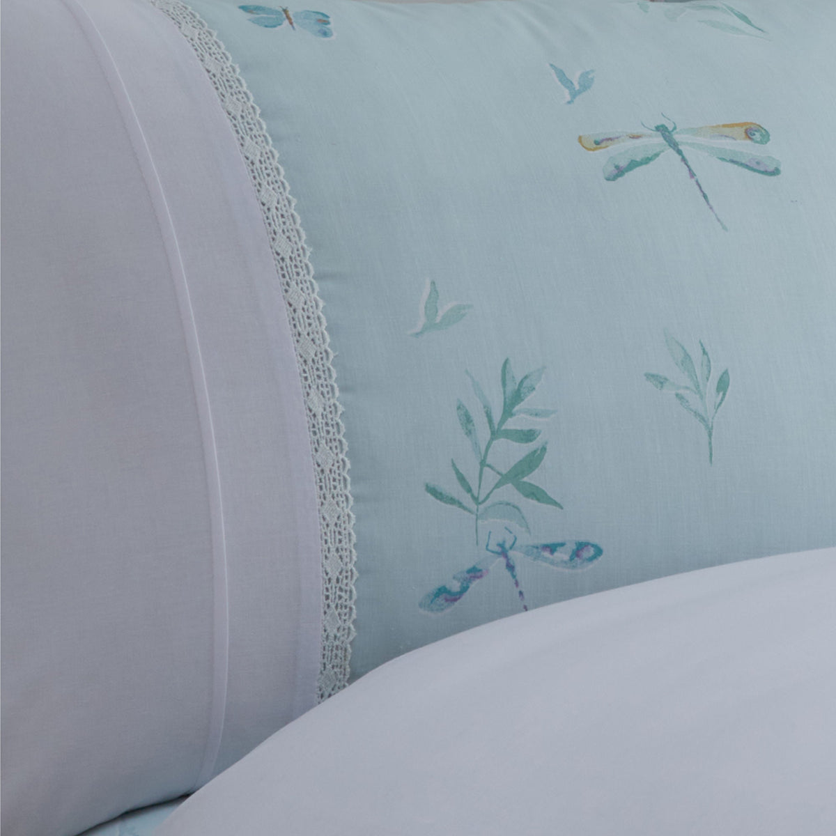 Fifi Duvet Cover Set in Duck Egg