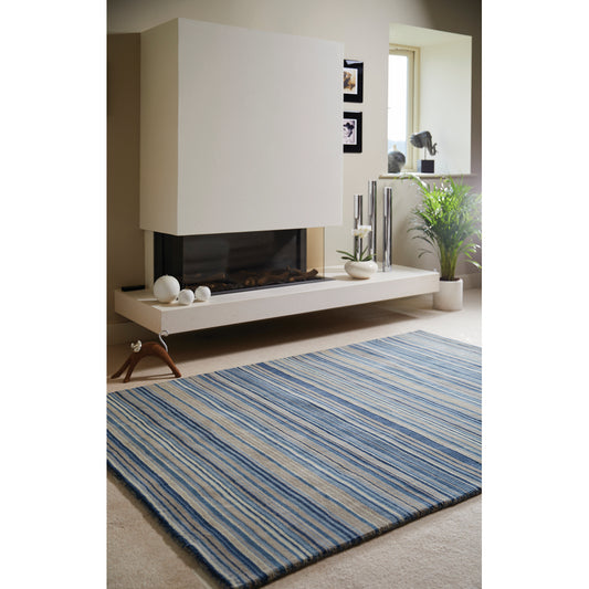 Origins Fine Stripes Blue/Beige