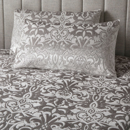 Firenza Duvet Cover Set in Silver