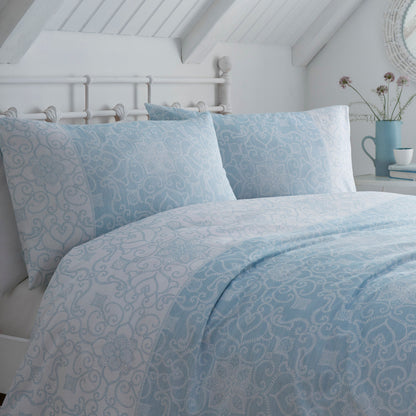 Frampton Duvet Cover Set in Blue