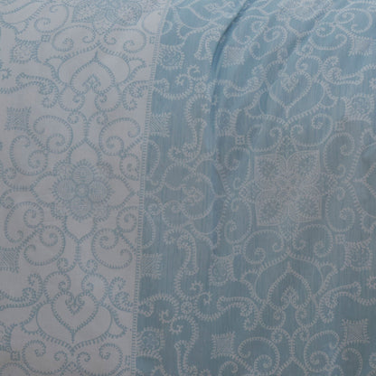 Frampton Duvet Cover Set in Blue