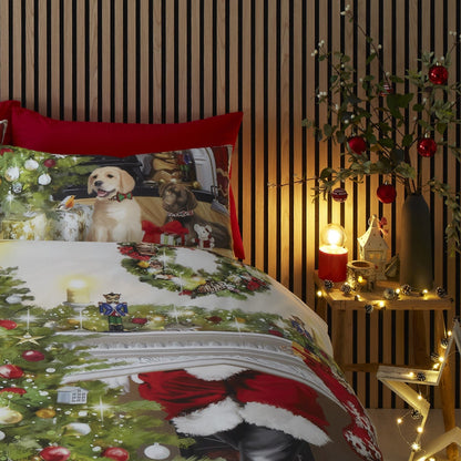 Christmas Tree Duvet Cover Set in Multi