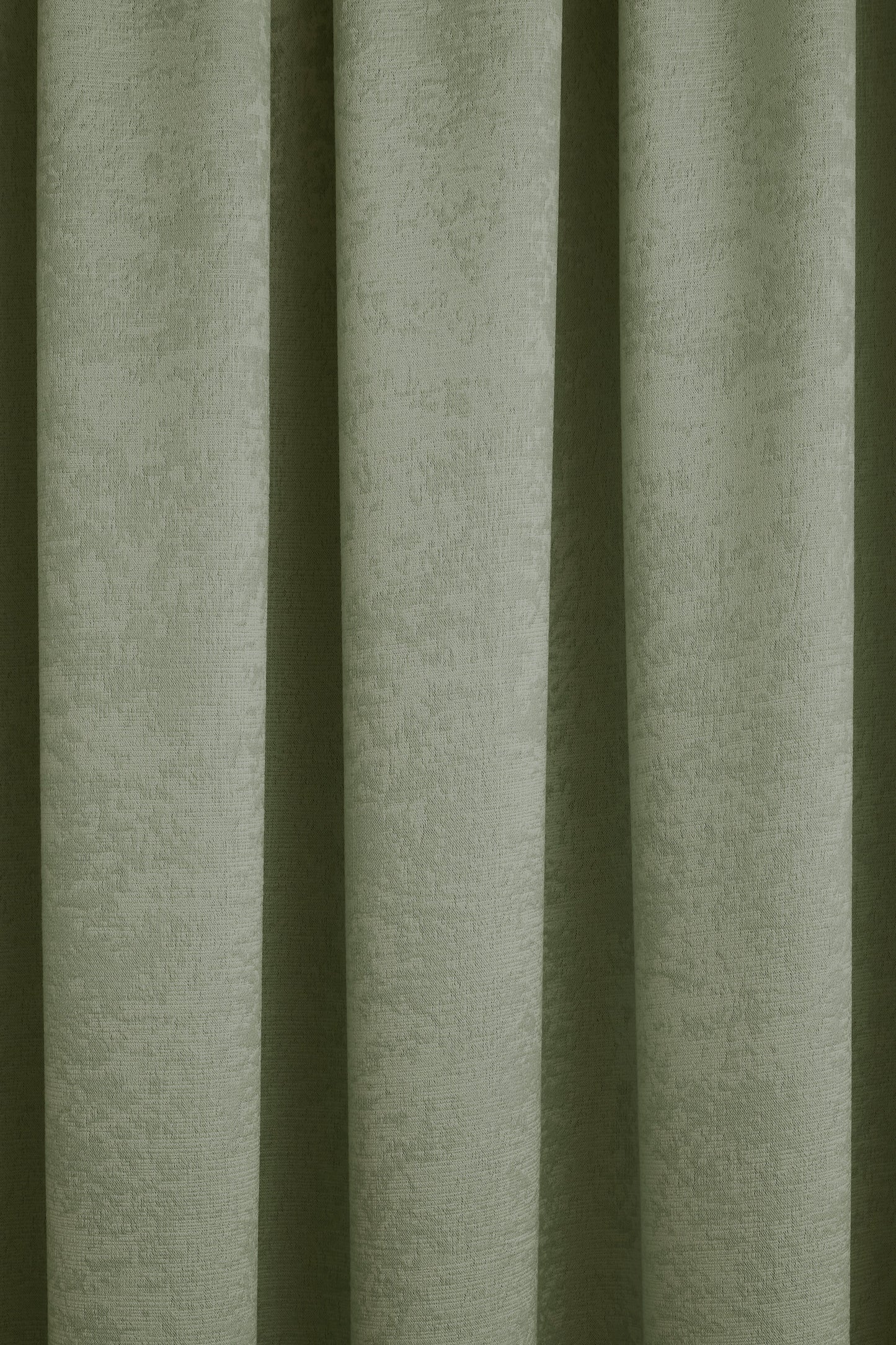 Galaxy Pencil Pleat Curtains in Green
