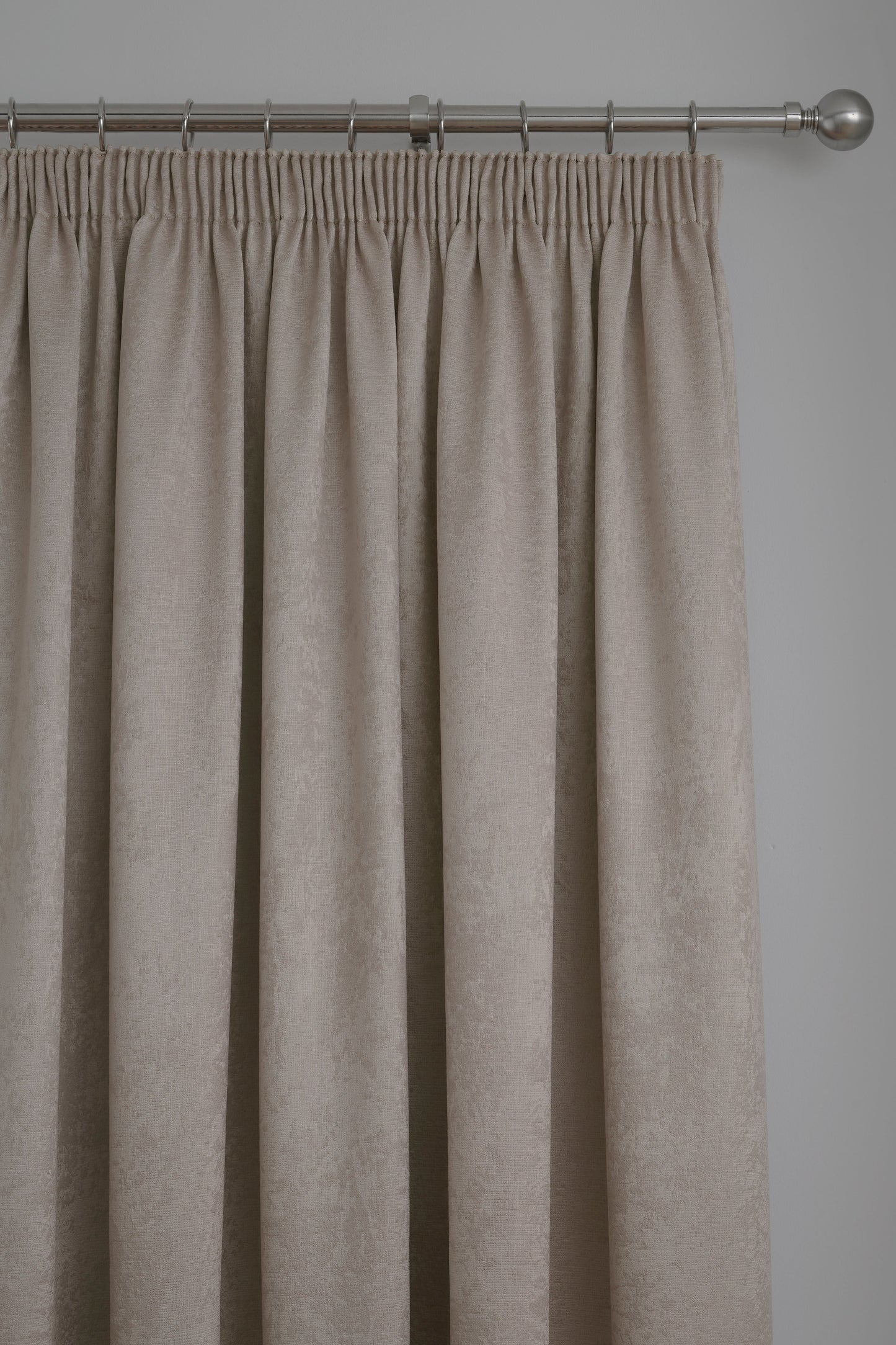 Galaxy Pencil Pleat Curtains in Natural