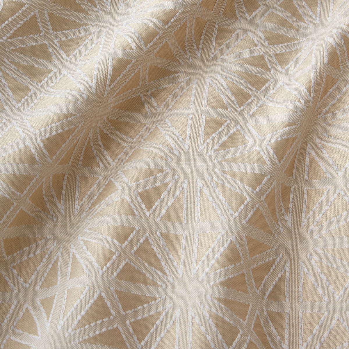 Geo Jacquard Duvet Cover Set in Natural