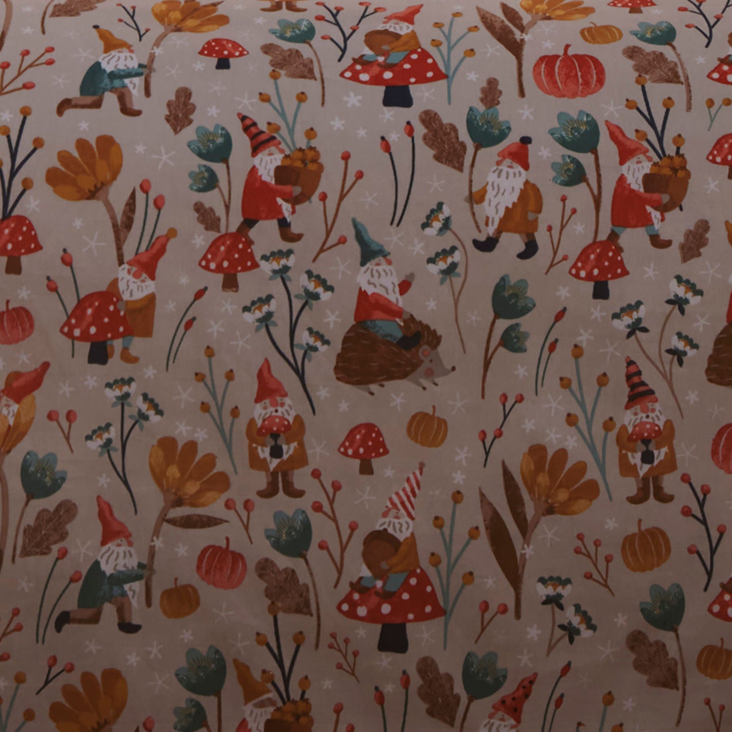 Gonks and Friends Duvet Cover Set in Natural