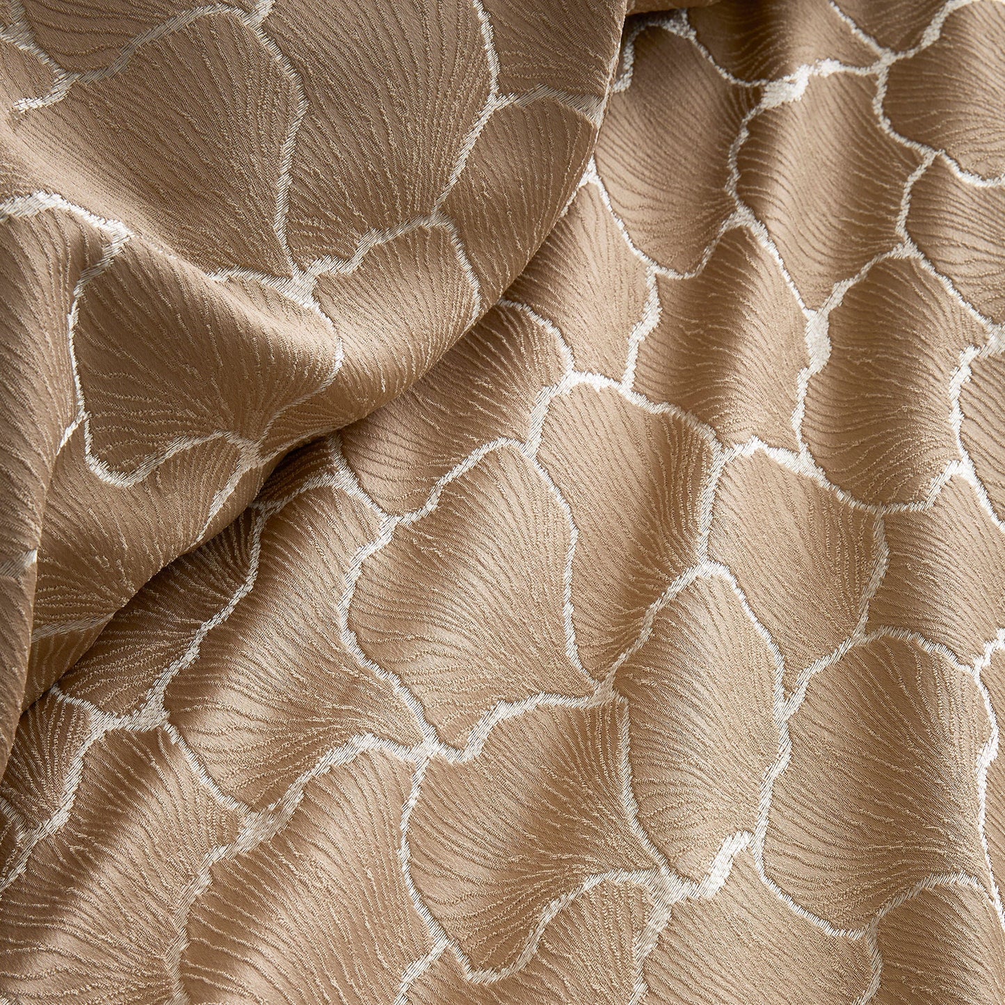 Ginko Jacquard Duvet Cover Set in Natural