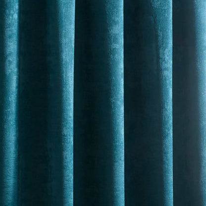 Galaxy Pencil Pleat Curtains in Forest Green