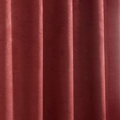 Galaxy Pencil Pleat Curtains in Terracotta