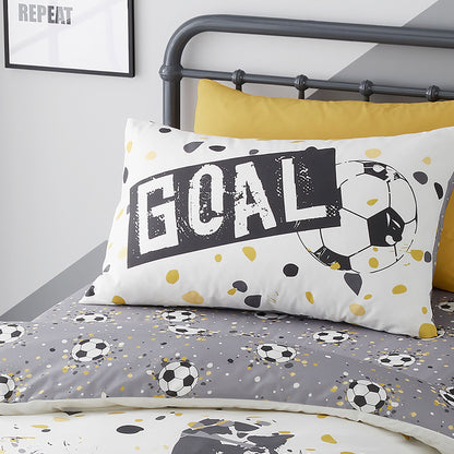 Goal Duvet Cover Set in Gold
