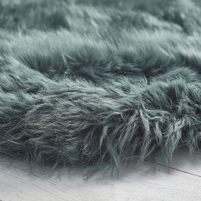 Origins Genuine Sheepskin Forest Green Quad