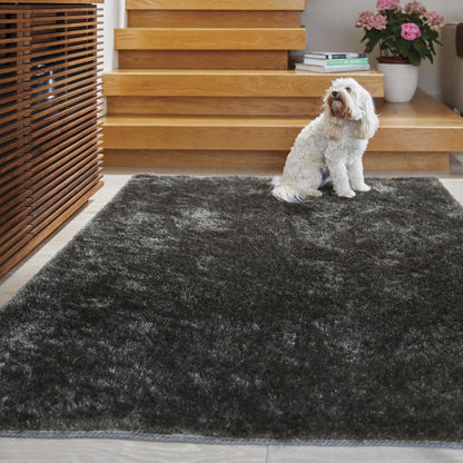 Origins Shimmer Shaggy Border Charcoal