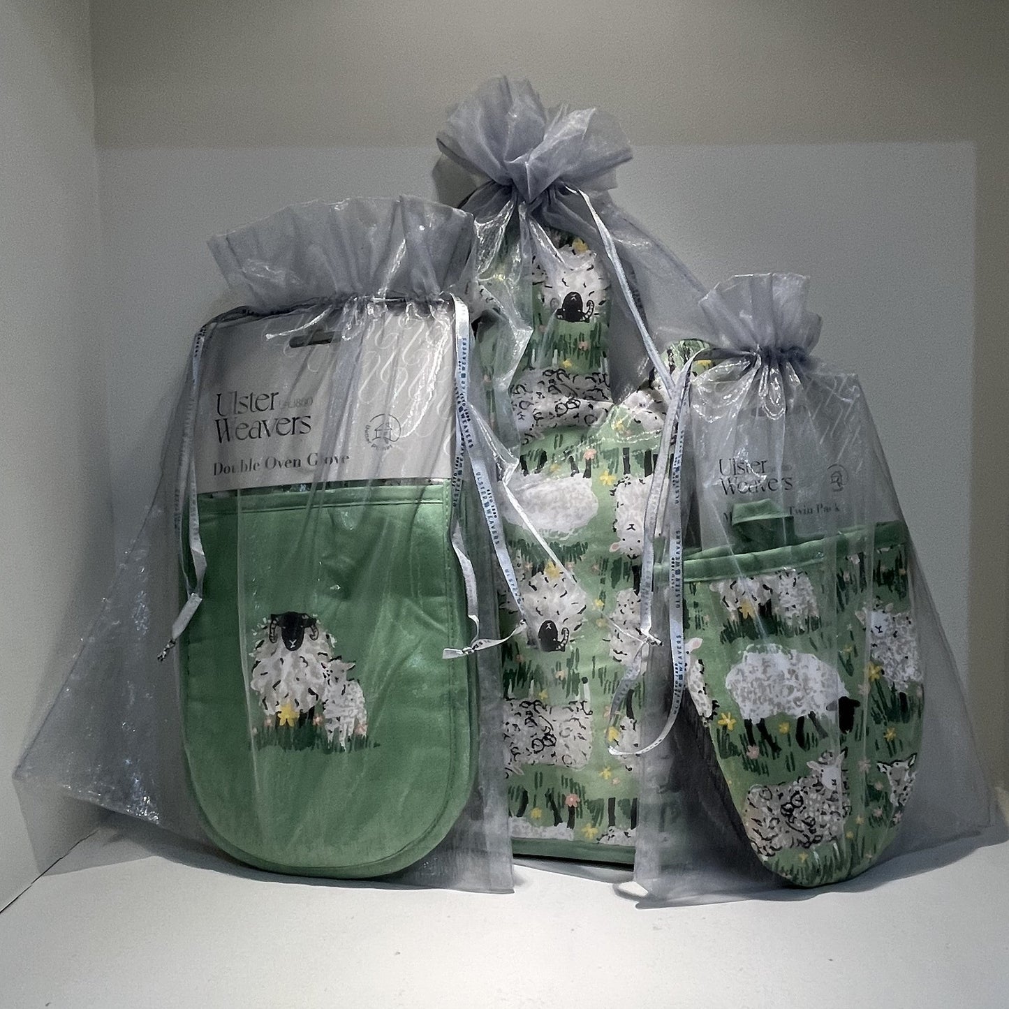 Organza Organza Bag in Silver - Large 49 x 40cm