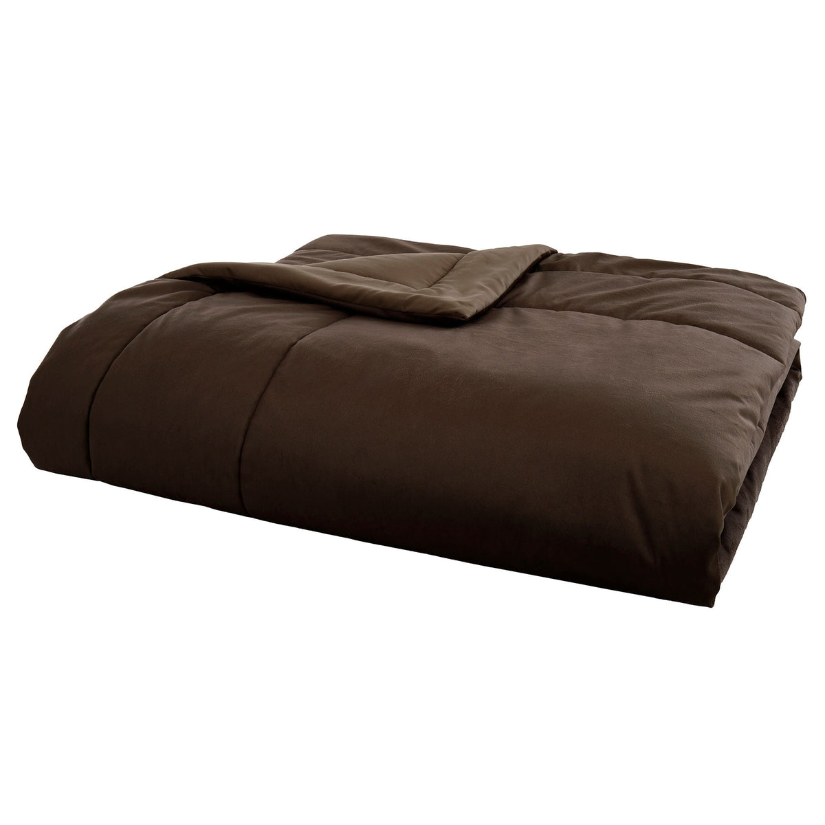 Harlan Velvet Bedspread in Chocolate
