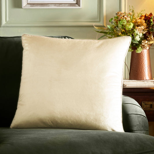 Harlan Cushion in Cream 55 x 55cm - Filled Cushion