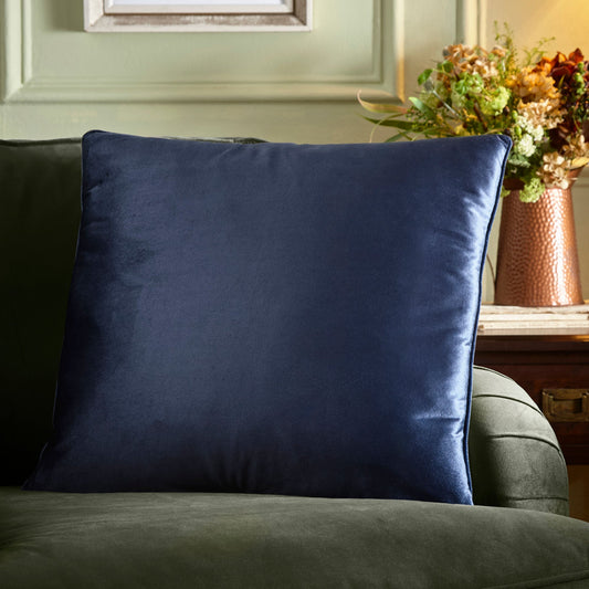 Harlan Cushion in Navy 55 x 55cm - Cushion Cover
