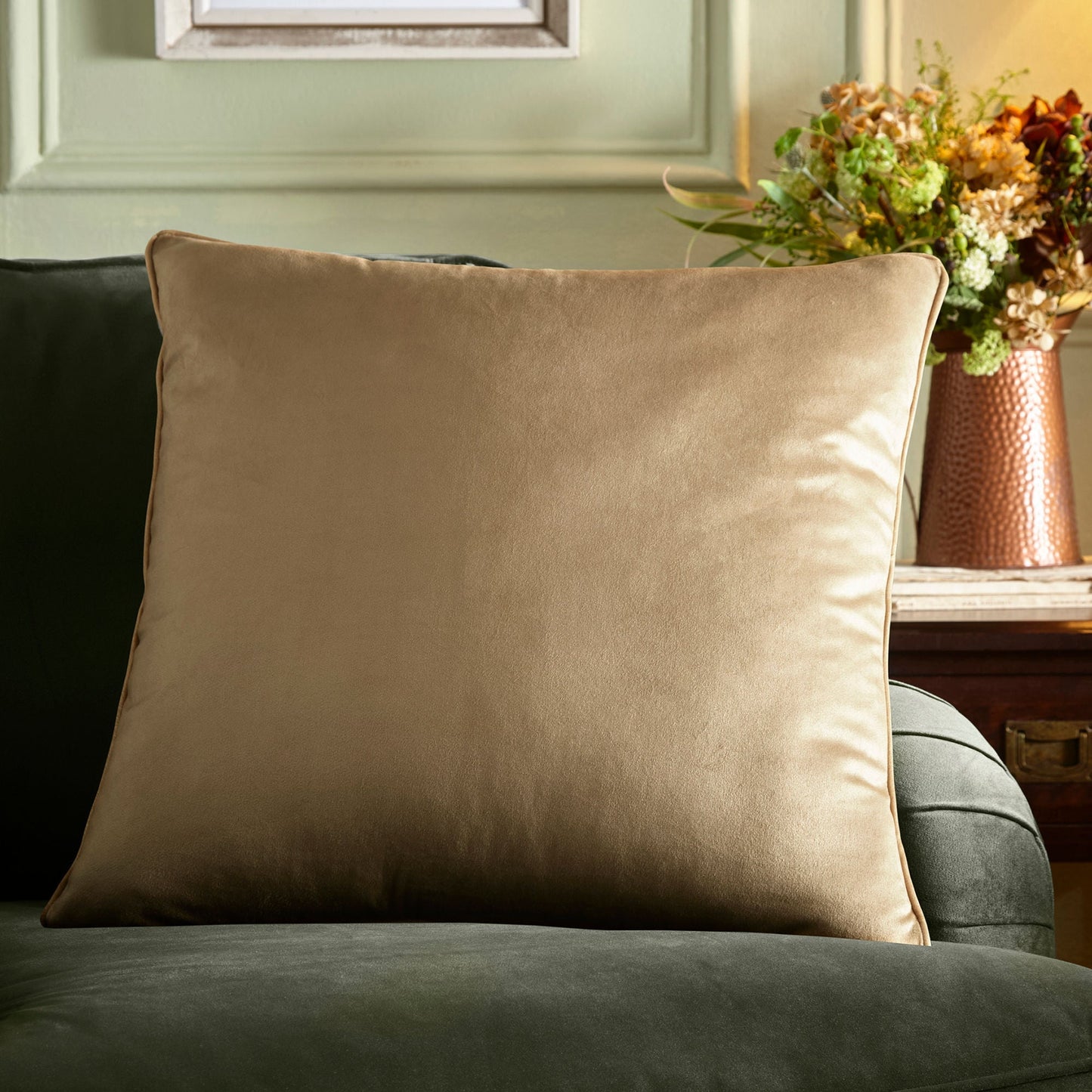 Harlan Cushion in Taupe 55 x 55cm - Cushion Cover
