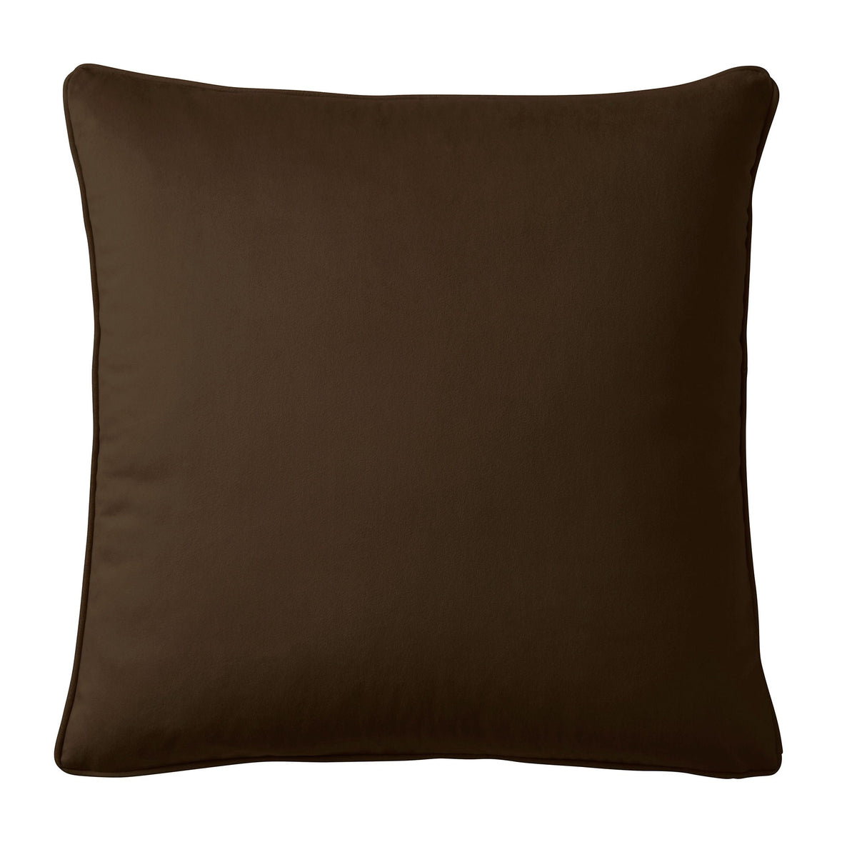 Harlan Velvet Cushion in Chocolate 55 x 55cm