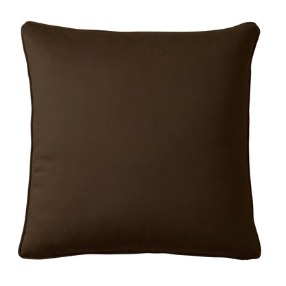 Harlan Velvet Cushion in Chocolate 55 x 55cm