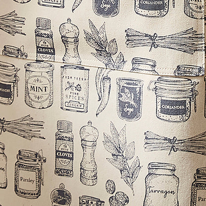 Herbs & Spices Cotton Apron