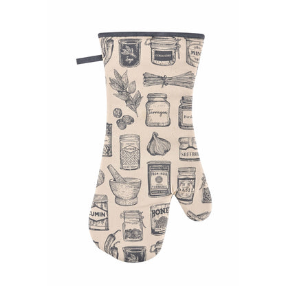 Herbs & Spices Gauntlet Oven Glove
