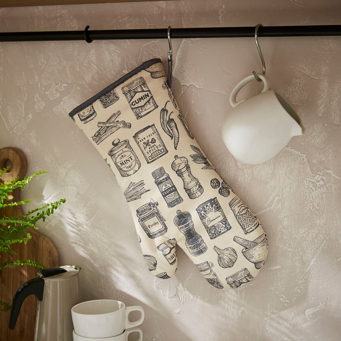 Herbs & Spices Gauntlet Oven Glove