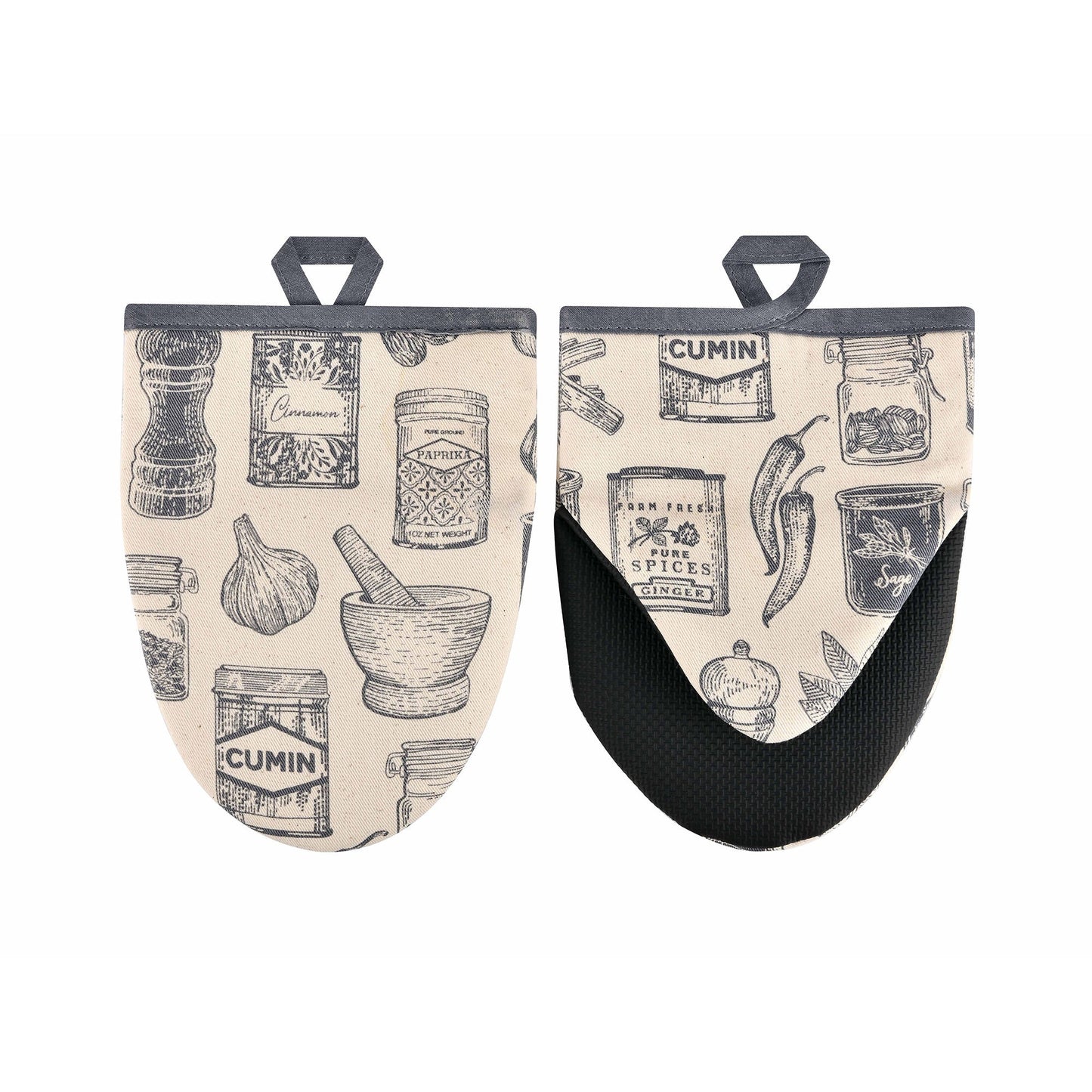 Herbs & Spices Microwave Mitts Pair