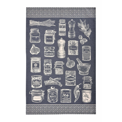 Herbs & Spices Cotton Tea Towel