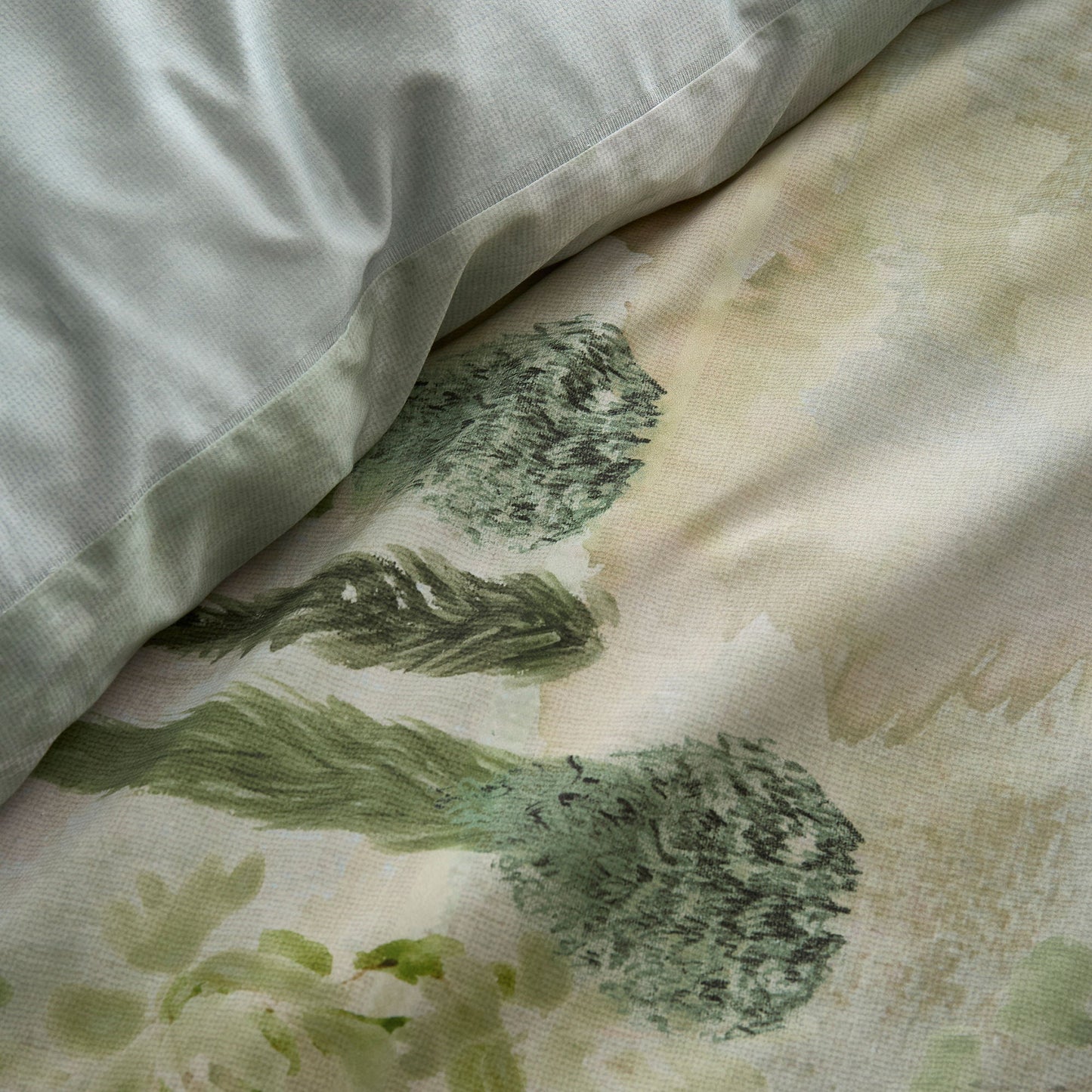 Hidden Garden Duvet Cover Set in Green