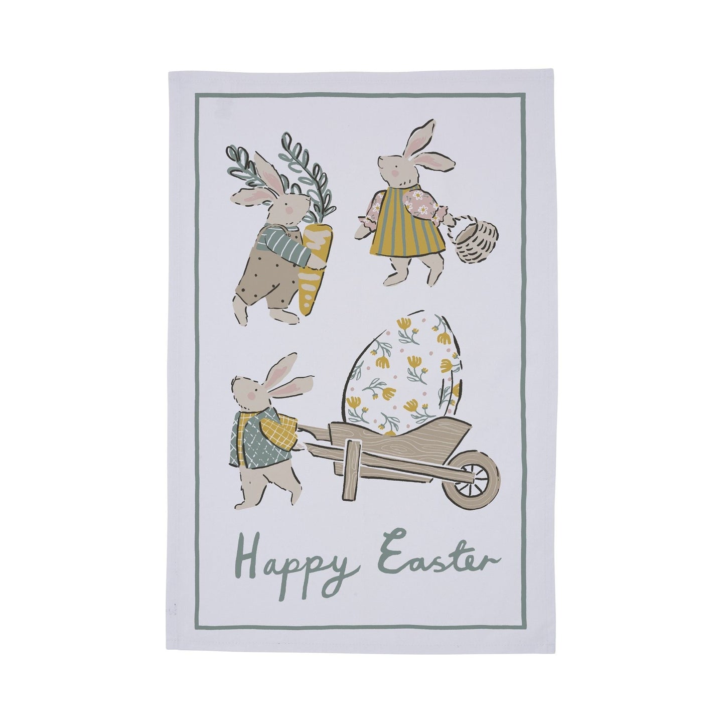 Happy Easter Cotton Tea Towel
