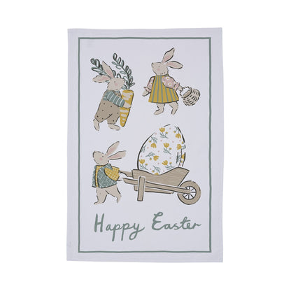 Happy Easter Cotton Tea Towel