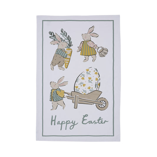 Happy Easter Cotton Tea Towel