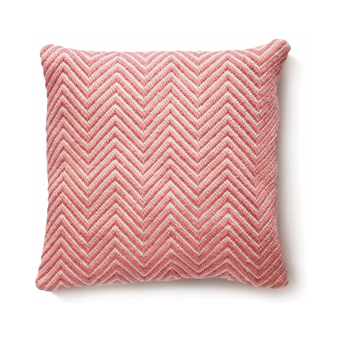 Hug Rug Woven Herringbone Rug Coral Pink