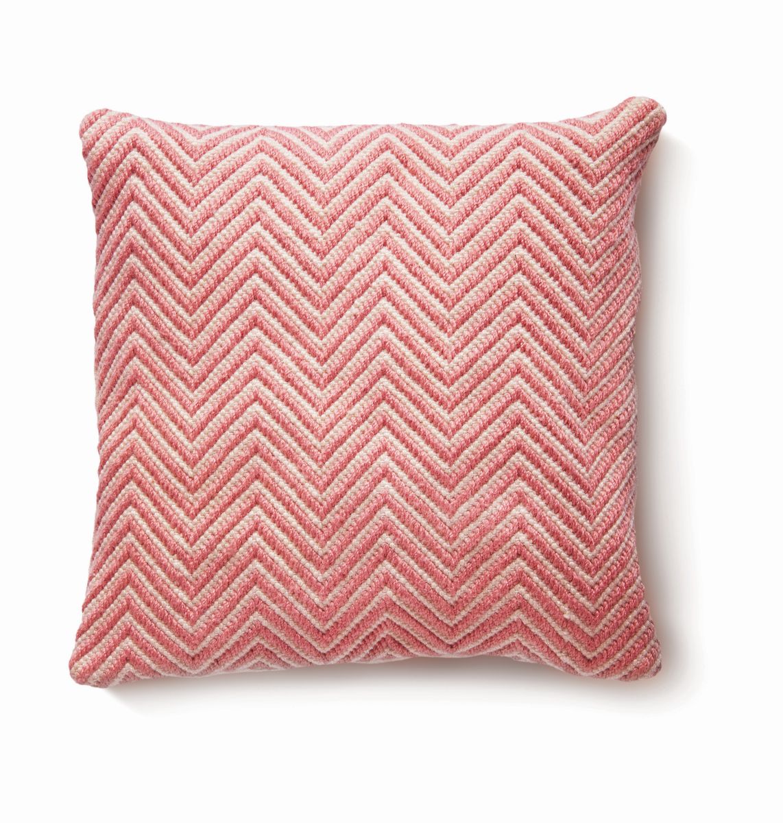 Hug Rug Woven Herringbone Rug Coral Pink