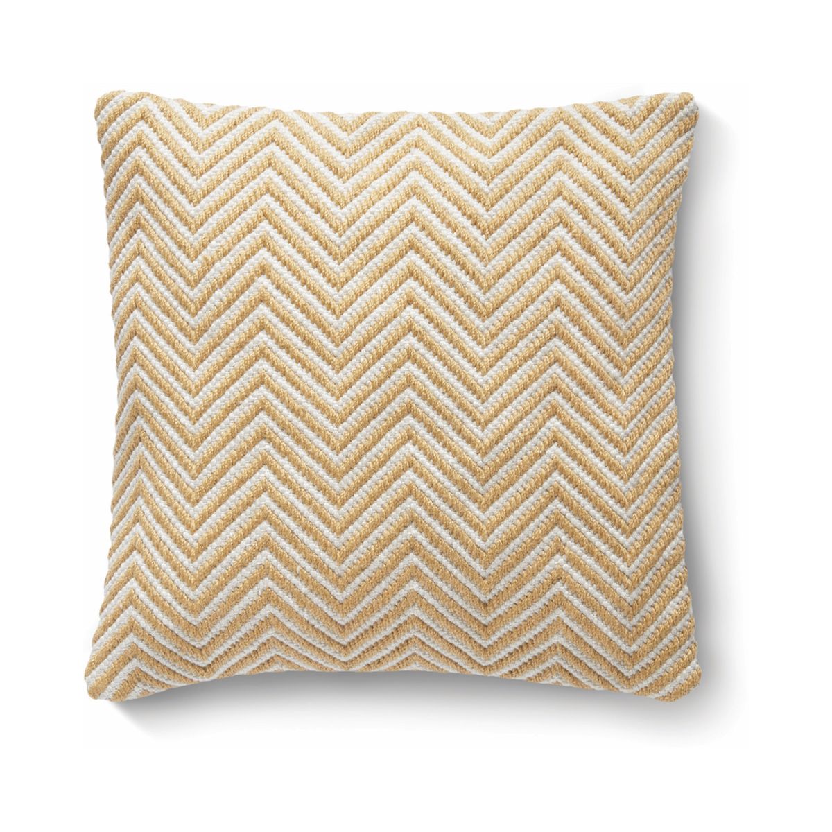 Hug Rug Woven Herringbone Rug Gold