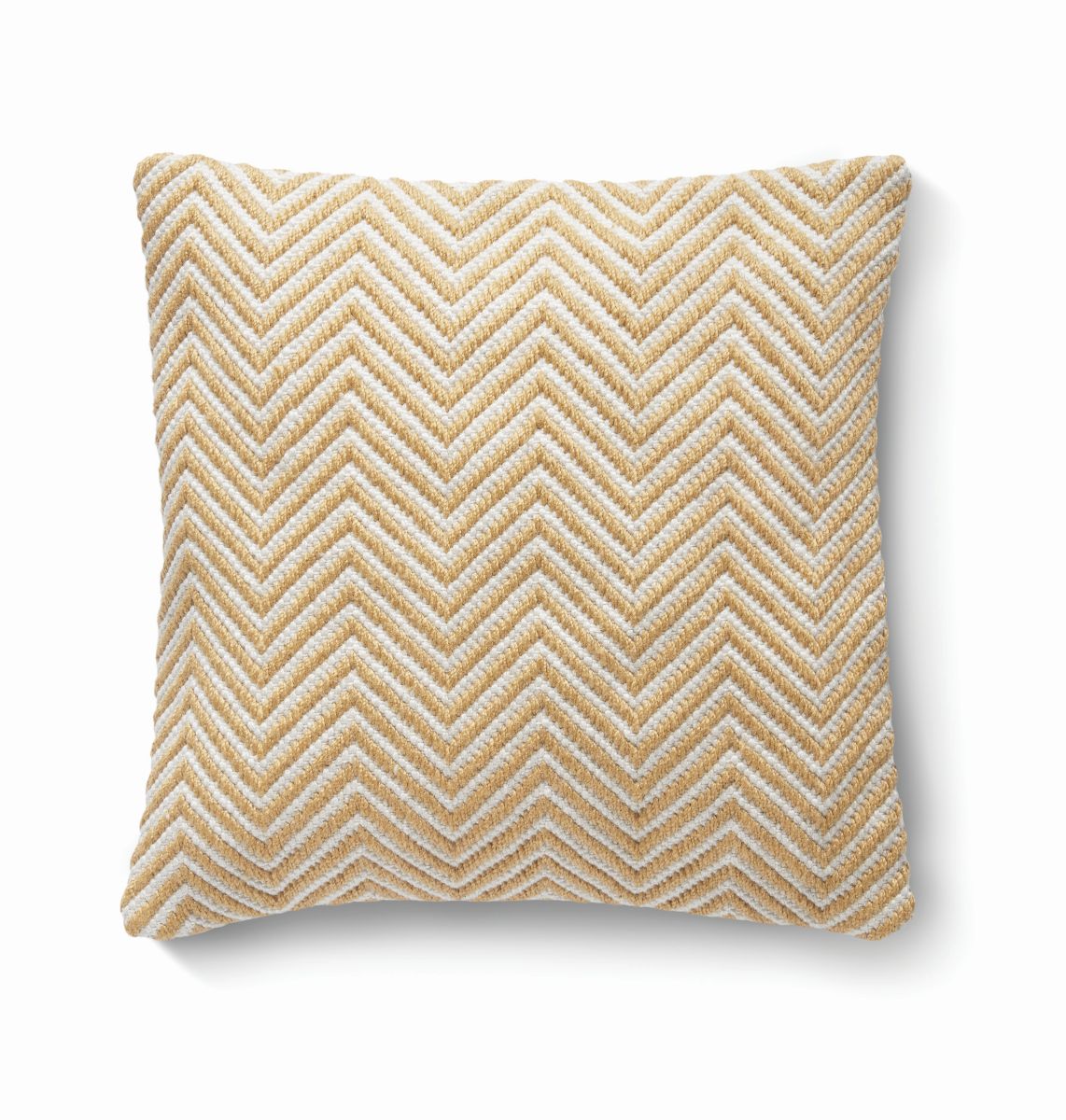 Hug Rug Woven Herringbone Rug Gold