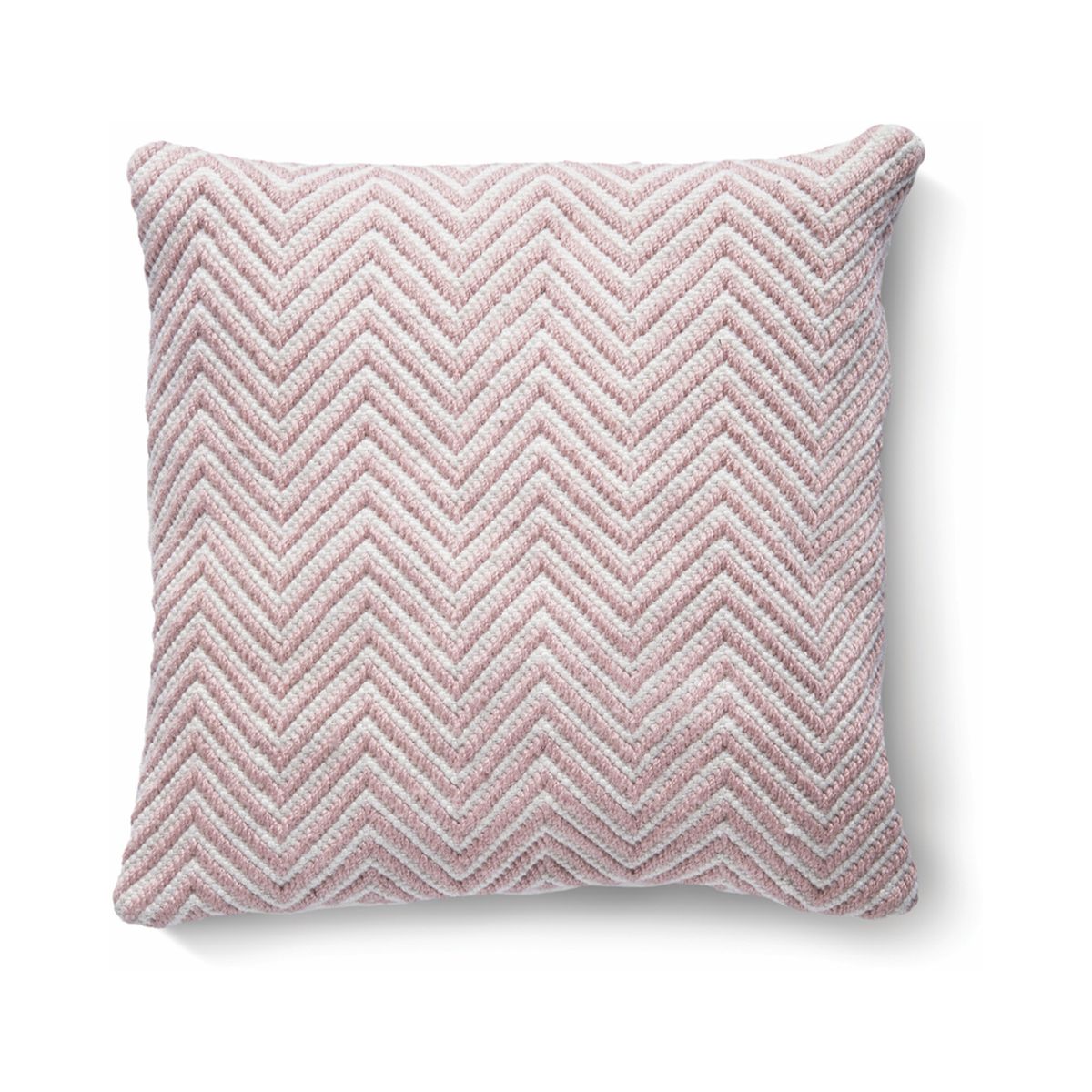 Hug Rug Woven Herringbone Rug Coral Pink