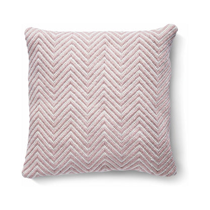 Hug Rug Woven Herringbone Rug Coral Pink