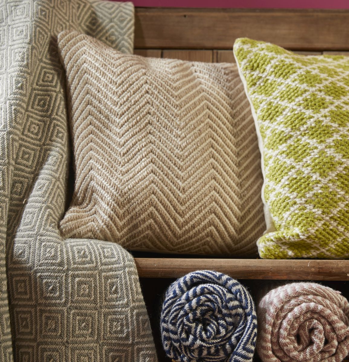 Hug Rug Woven Herringbone Rug Natural