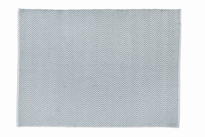 Hug Rug Woven Herringbone Rug Sky Grey