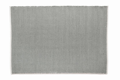 Hug Rug Woven Herringbone Rug Warm Grey