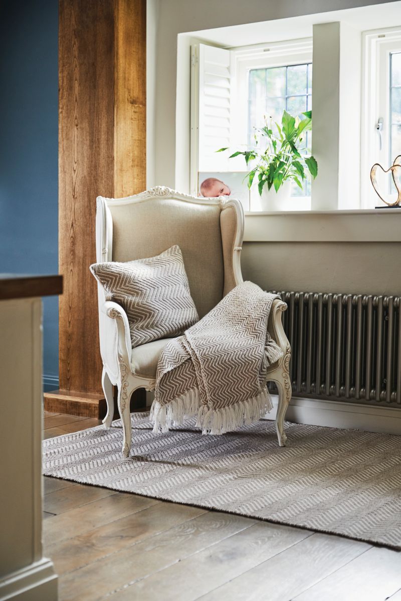 Hug Rug Woven Herringbone Rug Natural