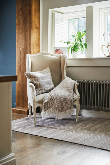 Hug Rug Woven Herringbone Rug Natural