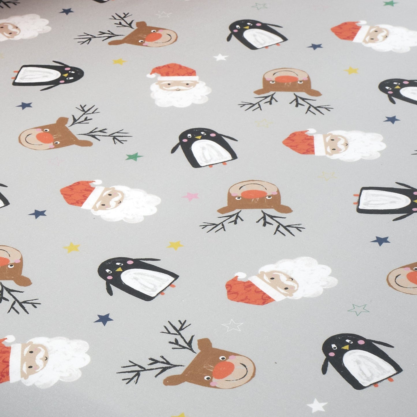 Ho Ho Ho Christmas Deep Fitted Bed Sheet in Red